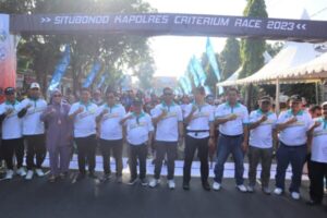 Peringati HUT Bhayangkara 77, Kapolres Situbondo Gelar Event Criterium Race 2023