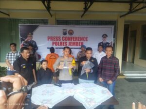Polres Jember Amankan Pelaku Jual Beli Senpi Rakitan Petani Asal Banyuwangi