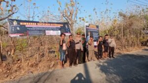 Cegah Karhutla, Polres Situbondo Pasang Spanduk Himbauan