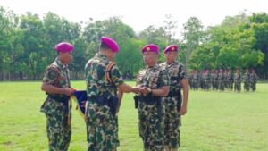 Mayor Marinir Iskandar Muda Resmi Menjabat Danpuslatpurmar-5 Baluran