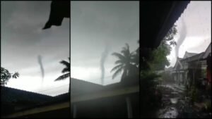 Badai Tornado Terjang Bondowoso, Bhabinkamtibmas Turun Tangan