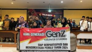 Nobar Piala Asia 2024 dan Deklarasi Pemilu Damai 2024 Bersama Gen Z