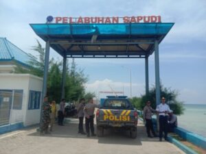 H-2 Kapolres Sumenep Cek Penyelenggaraan Pemilu 2024 di Sapudi dan Raas