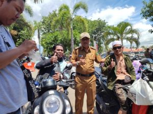 Camat Raas Turun Langsung ke Pelabuhan Jangkar Antisipasi Maraknya Calo Penumpang