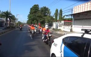 Berangkat Dari Markas PKB: Mas Rio Tuntaskan Pendaftaran Ke PDIP Dikawal Ratusan Ojol