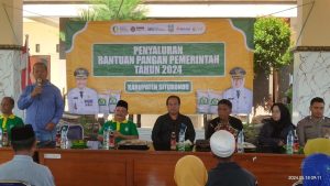 Bantuan Pangan Pemerintah Tahun 2024 Diserahkan di Desa Banyuputih