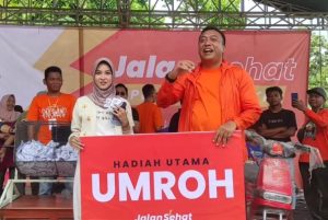 Sempat Diwarnai Pencekalan, Jalan Sehat Mas Rio di Besuki Berlangsung Sukses