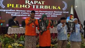 KPUD Situbondo Tetapkan Nomor Urut Paslon Bupati Situbondo 2024