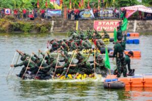 Danpuslatpurmar -5 Baluran Sukses Sebagai Katim Lomba Dayung PK Binsat Kormar 2024
