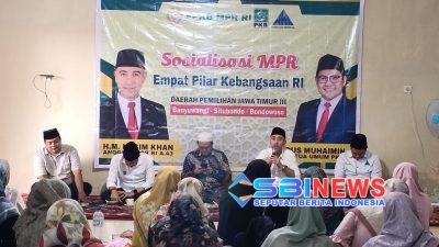 Nasim Khan Sosialisasikan Empat Pilar Kebangsaan di Situbondo
