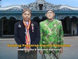 Ji Lilur Resmi Dianugerahi Gelar Kanjeng Pangeran Krendo Panulahar oleh Keraton Surakarta Hadiningrat