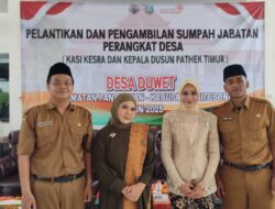 Dua Perangkat Desa Baru Resmi Dilantik di Desa Duwet, Situbondo: Kades Duwet Kena Prank Mas Bupati.