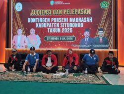 Kontingen Porseni Madrasah Situbondo 2025 Dilepas oleh Bupati di Pendopo Kabupaten