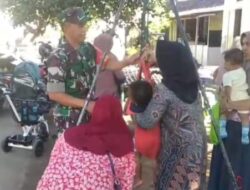 Babinsa Suboh Kawal Kesehatan Balita Pesisir: Wujud Nyata Kepedulian TNI untuk Generasi Emas