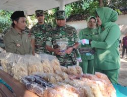 Danrem 083/Baladhika Jaya Kunjungi Sentra Usaha Rengginang di Desa Gelung Situbondo