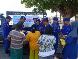 Satu Ton Beras Ludes Dihabisi Warga Kalbut Dalam Sekejap, Satpolairud Turun Tangan