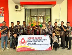 Semangat Merah Putih, Rutan Situbondo Gelar Donor Darah Bersama PIPAS dalam Rangka HUT ke-80 RI