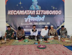 Tauziah Kyai Zaki dalam Peringatan Maulid Nabi Muhammad SAW di Pendopo Kecamatan Situbondo