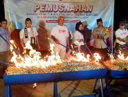 Tegakkan Hukum dan Selamatkan Uang Negara: 139 Ribu Batang Rokok Ilegal di Situbondo Dimusnahkan