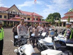 Jelang Nataru 2025, Kapolres Situbondo Pimpin Pengecekan Seluruh Kendaraan Dinas