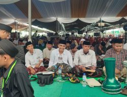 Puluhan Ribu Santri serta Berjuta Pasang Mata Saksikan Pengajian Dalam Rangka Selamatan Pembangunan Bandara KASA
