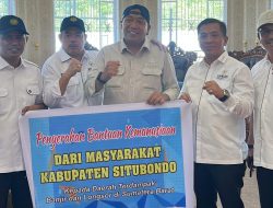 Mas Rio Serahkan Bantuan Kemanusiaan Warga Situbondo untuk Korban Bencana di Sumatra