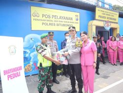 Kapolres Situbondo dan Ketua Bhayangkari Tinjau Kesiapsiagaan Pos Pam dan Pos Yan Operasi Lilin Semeru 2025