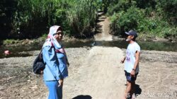 Wujudkan Aspirasi Puluhan Tahun, Maria Ulfa Tinjau Lokasi Rencana Jembatan Sidomulyo