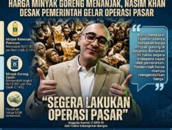 Harga Minyak Goreng Menanjak, Nasim Khan Desak Pemerintah Gelar Operasi Pasar