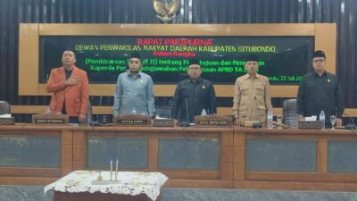 DPRD Situbondo Setujui Raperda Pertanggungjawaban APBD 2025, Soroti Optimalisasi Aset hingga Penyelesaian Temuan BPK