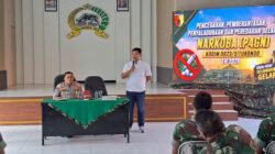 Perkuat Sinergi TNI-Polri, Polres Situbondo Sosialisasikan P4GN di Makodim 0823