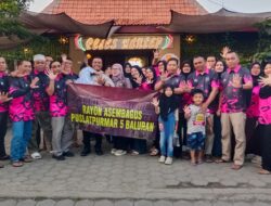 Danpuslatpurmar 5 Baluran Hadiri Arisan Rayon Asembagus, Pererat Silaturahmi Prajurit dan Keluarga